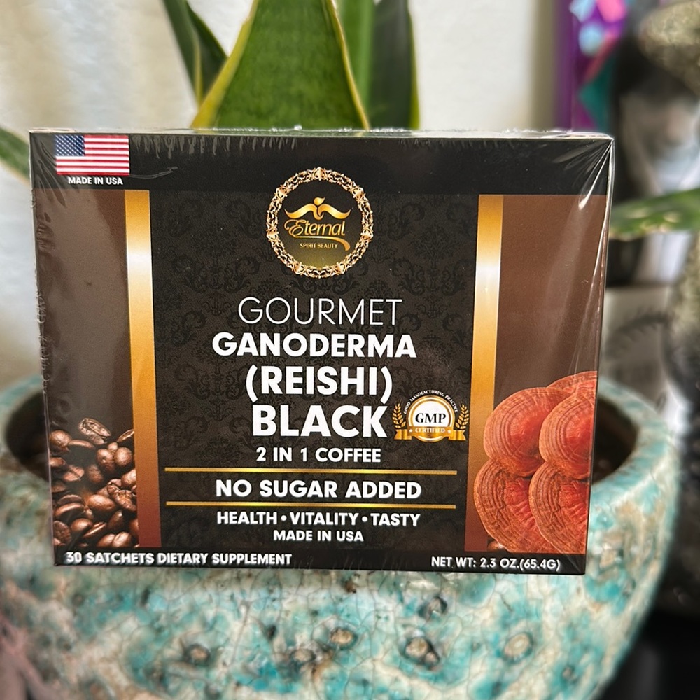 Gourmet Black Coffee with Reishi mushroom Eternal Spirit Beauty 30 sachets